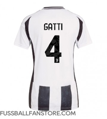 Juventus Federico Gatti #4 Replik Heimtrikot Damen 2024-25 Kurzarm